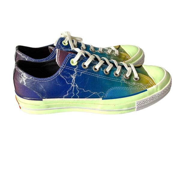 Converse Pigalle x Chuck Taylor 70 Low Lightening Storm size 9 Men’s sneakers - Picture 2 of 10